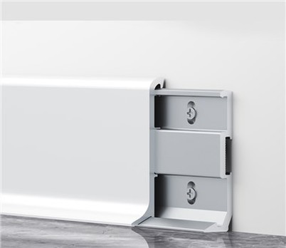 Cố định ốp chân tường vào tường gạch