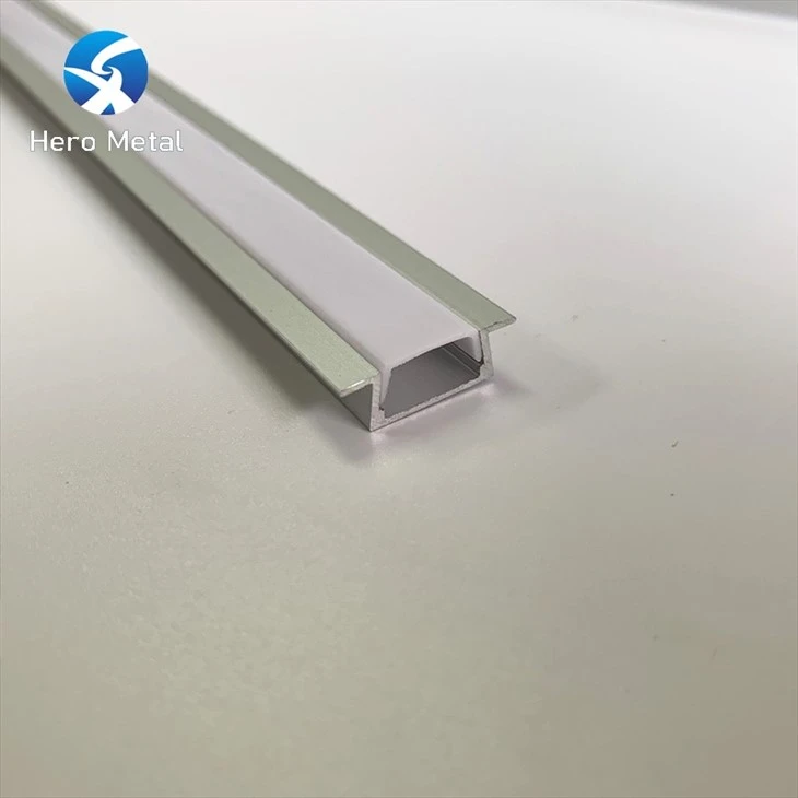 angle aluminum led profile screw fixing trim