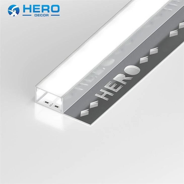 Tile in Aluminium Channel Extrusion Profile For Housing Led suppliers